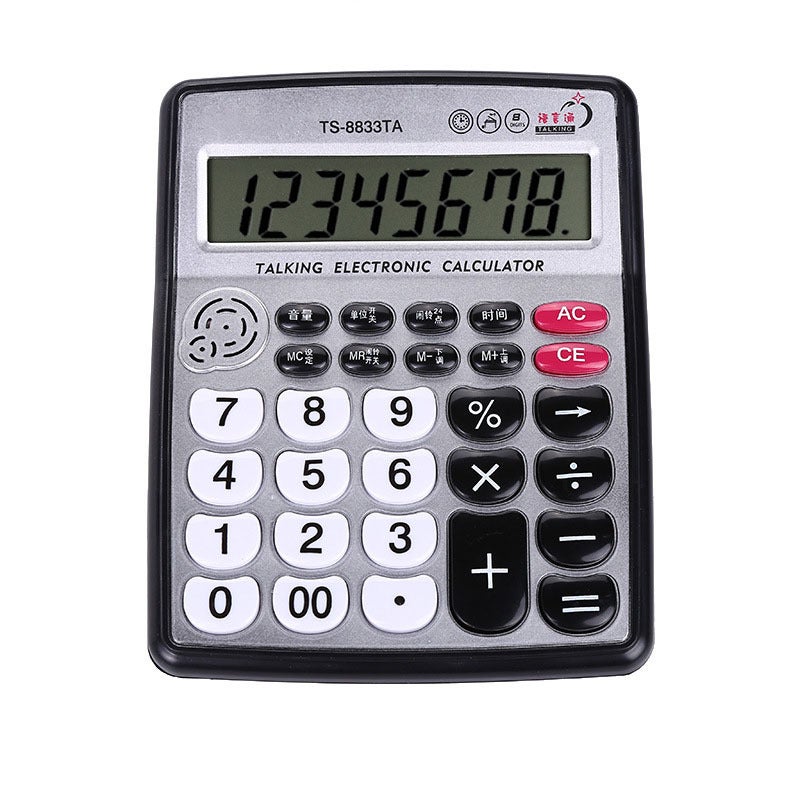 Desk Calculator 12-Digit Large LCD Display - Piano Mode With Musical Function Desktop Calculator for Office, Business, Store, Home Use - Image 4