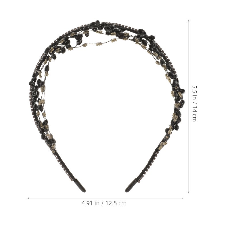 Shiny Rhinestone Hair Crystal Headband Wedding Elegant Hair Accessories - Image 5