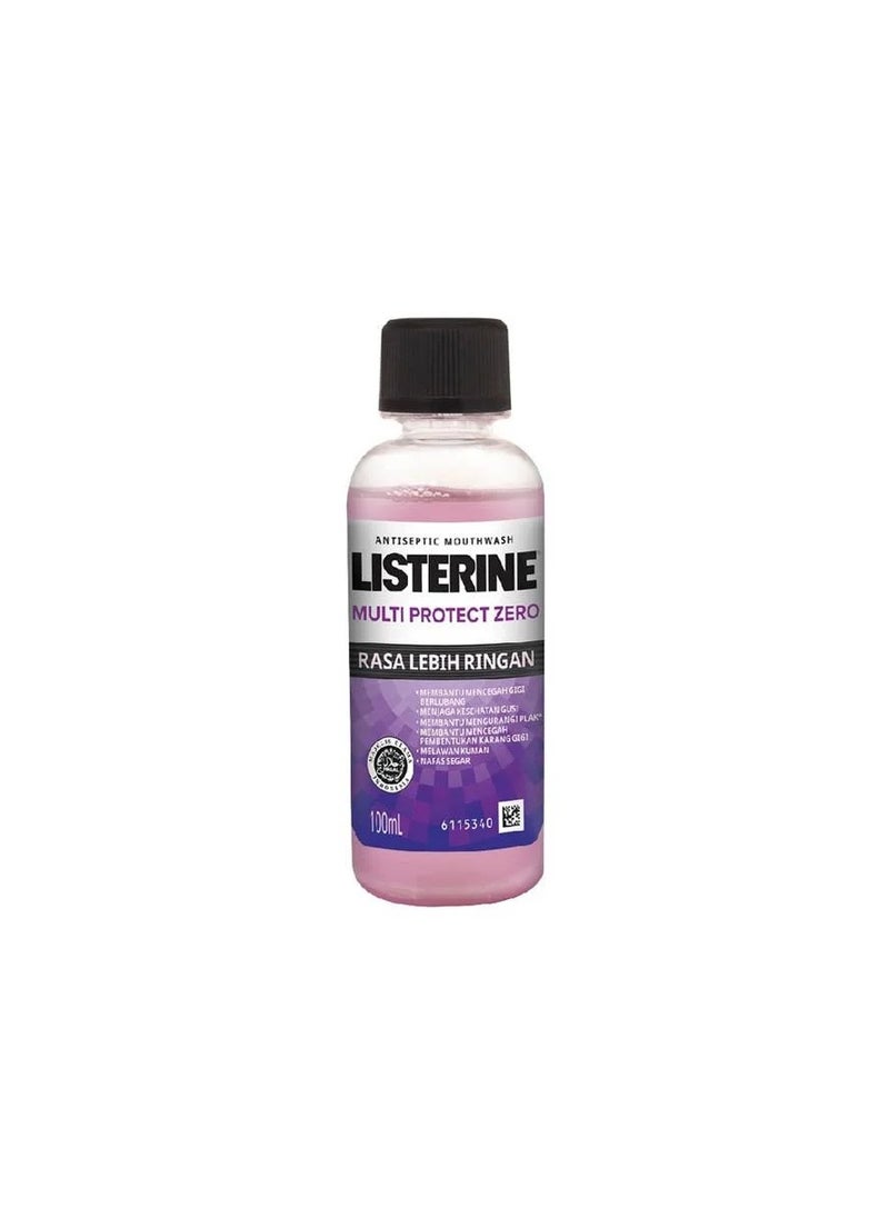 Listerine MULTI PROTECT ZERO MOUTH WASH 100ML 