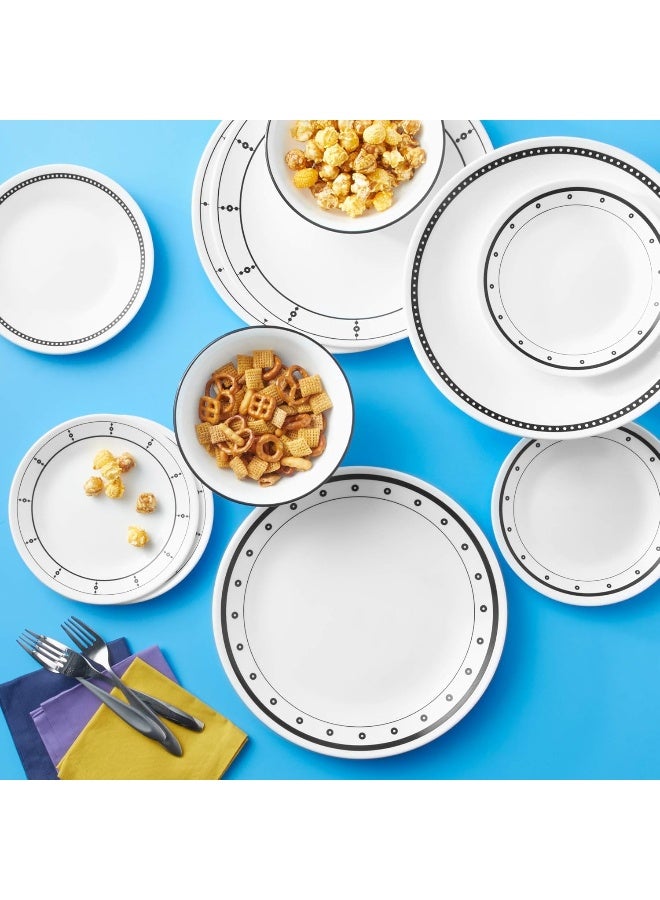 Corelle طقم أدوات المائدة الكلاسيكية المقاوم للتشقق من كوريل 18 قطعة - Image 3