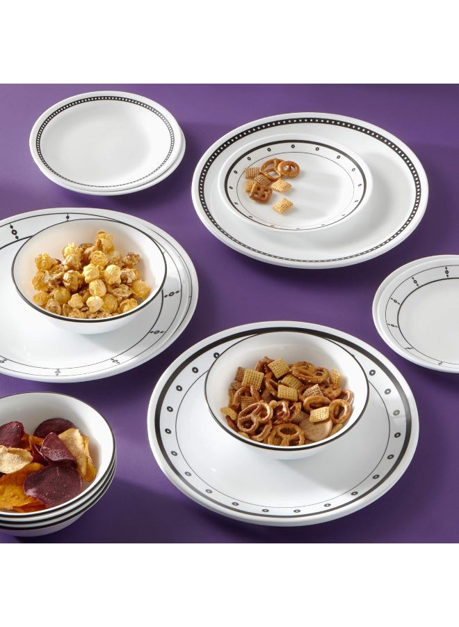 Corelle طقم أدوات المائدة الكلاسيكية المقاوم للتشقق من كوريل 18 قطعة - Image 4