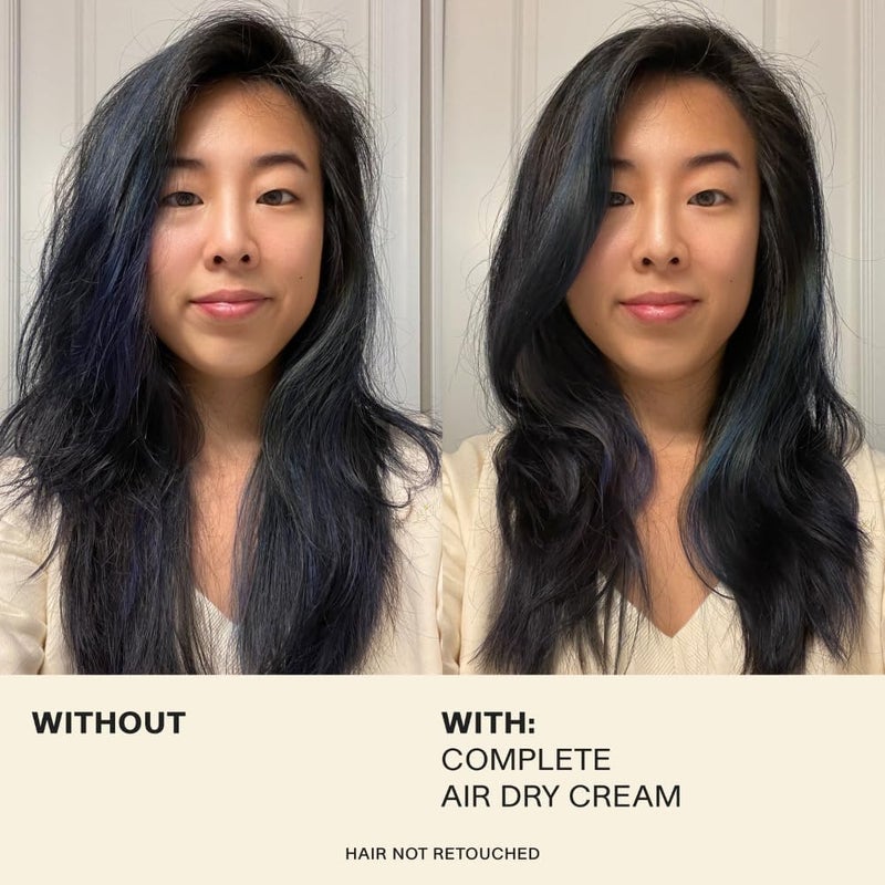 JVN Styling Cream, Air Dry, 2 Fluid Ounces, Frizzy Hair, Heat Protection, Sulfate and Silicone Free, Grapefruit Scent, Light Hold for All Hair Types, Textures - Image 5