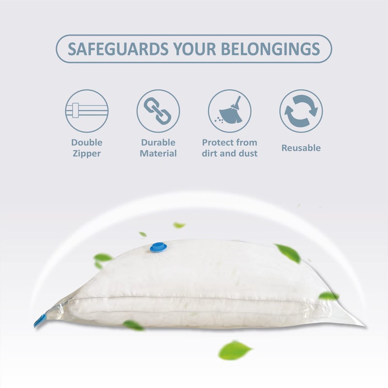 Roomimaster Vacuum Storage Bags, Vacuum Seal Space Saver Bags for Clothing, Travel Lugggage,Carry-on, Blankets, Comforters, Pilow, Bedding, 10 Large - Image 3