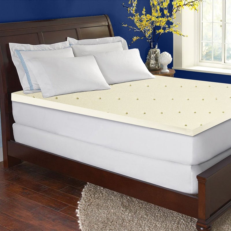 Spring Coil Spring Coil 2inch HighDensity Foam Bedding Mattress Topper  Breathable Soft and Relaxing Bed Top Padding Perfect Toppers Providing Support for Back and Lower Back for Mattress Queen White