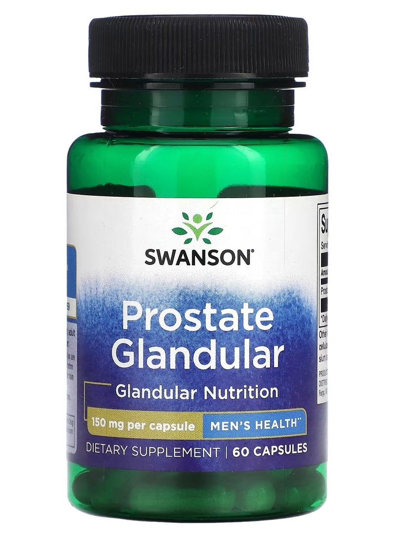 Swanson, Prostate Glandular, 150 mg , 60 Capsules