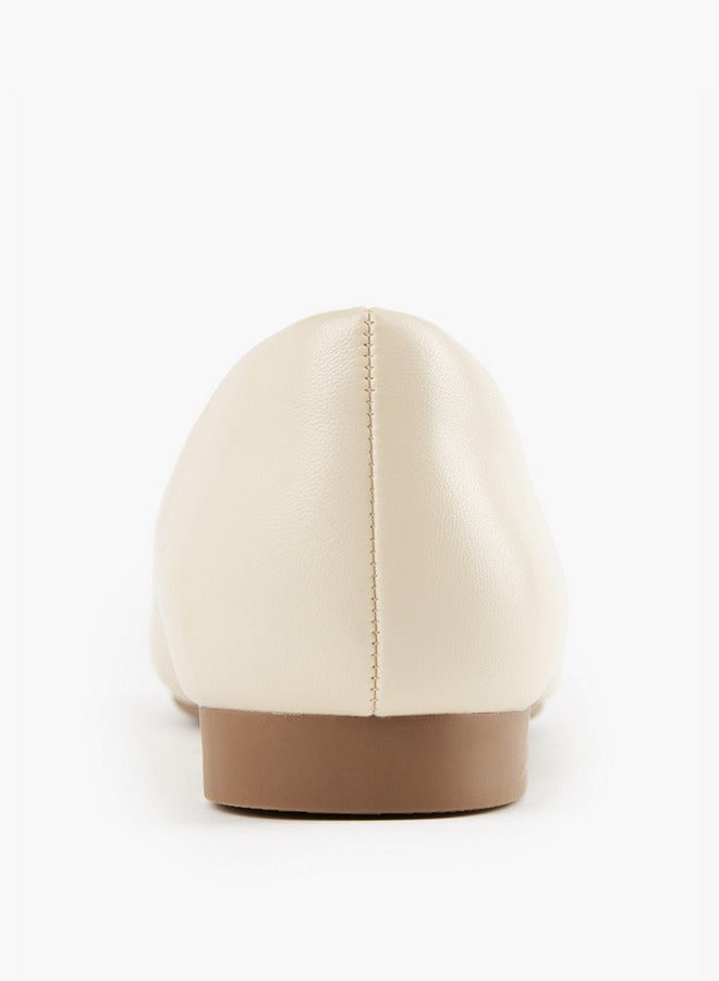 فلورا بيلا من شو إكسبرس حذاء باليرينا سهل الارتداء بلون سادة - Image 4