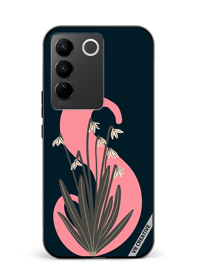 VR CREATIVE Protective Case Cover For Vivo V27e Alphabet S Design Multicolour - Image 1