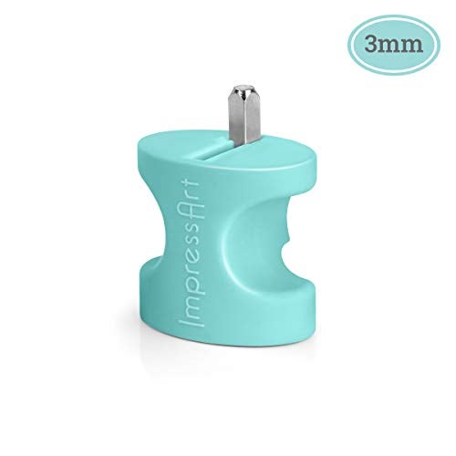 ImpressArt - Simple Strike Metal Stamping Jig, Easy-Grip Stamp Holder for Metal Hand Stamping (3mm) - Image 1
