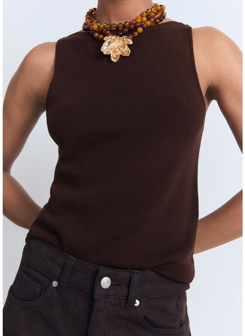 MANGO Fine-Knit Top  - Image 3