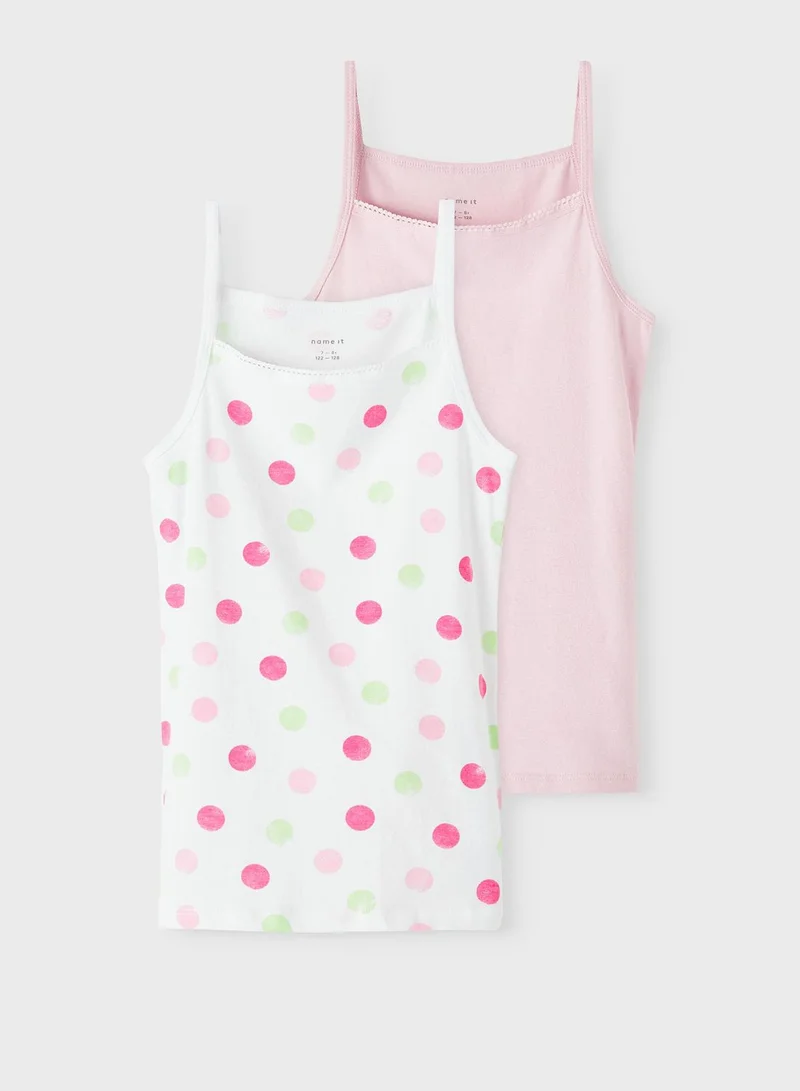 NAME IT Kids 2 Pack Assorted Tank Top
