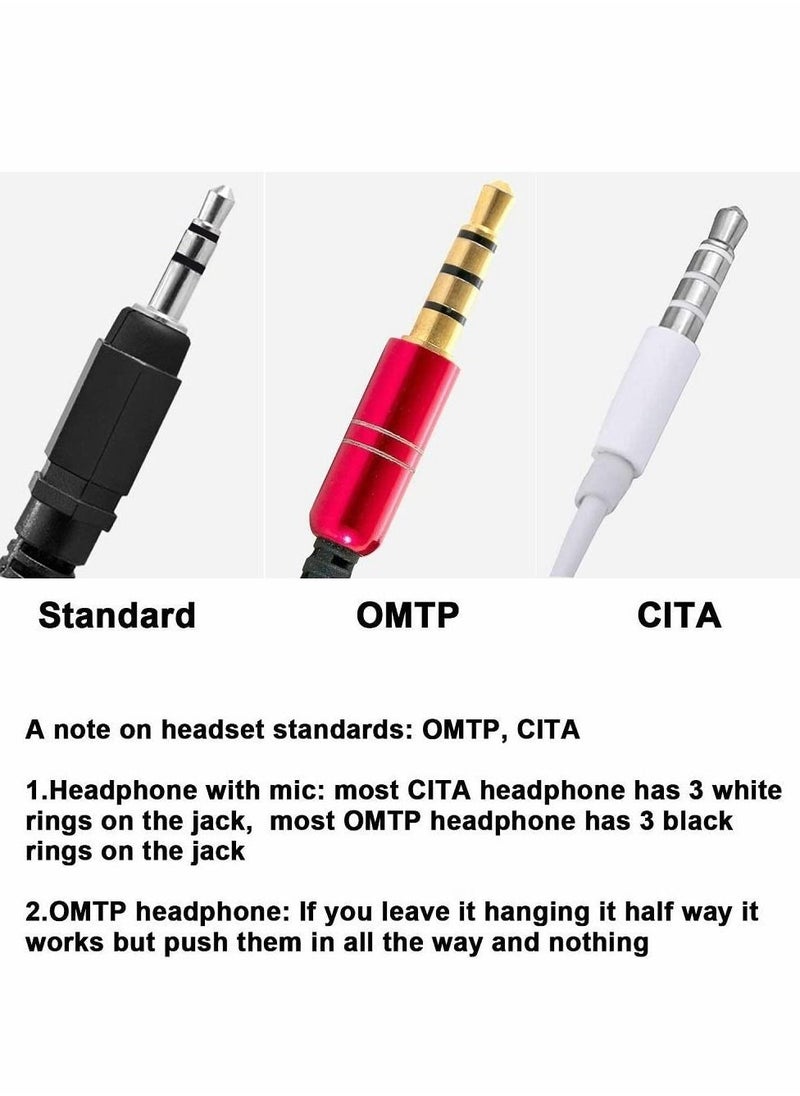 Excefore Airplane Headphone Adapter, 4 Pcs Airline Flight Headphone Converter Gold Plated 3.5mm Male to 3.5mm Female Stereo Aux Jack Headphone Adapter Compatible with More Headphones  - Image 4