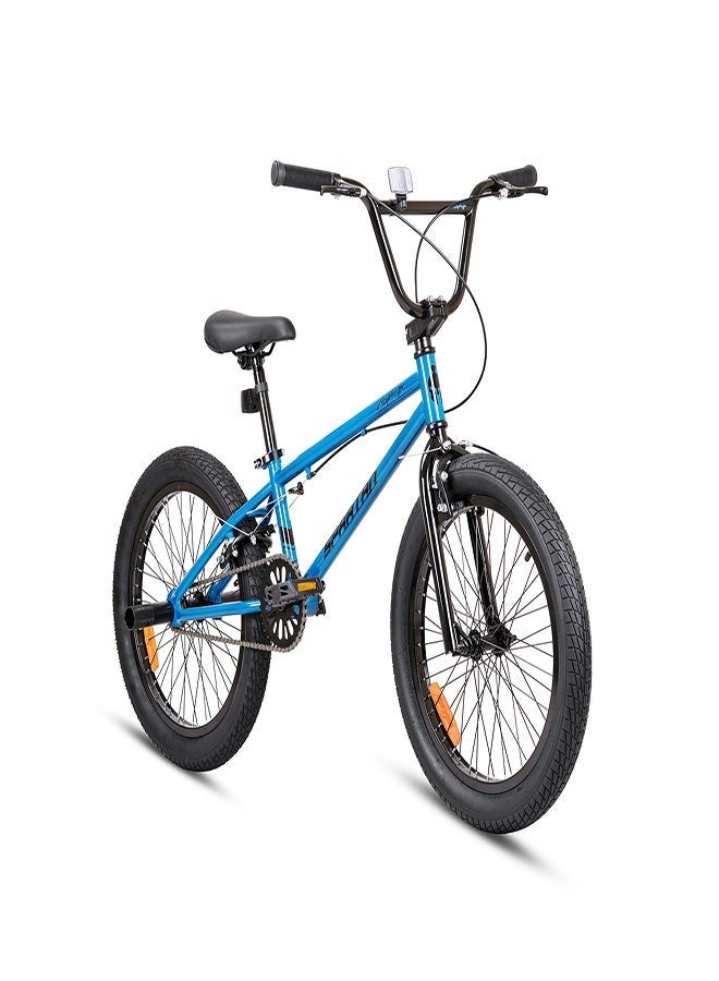 Spartan ZEPHYR Freestyle BMX Bike | 20 Inch Wheel Size | Single Speed | Blue Color - Image 2