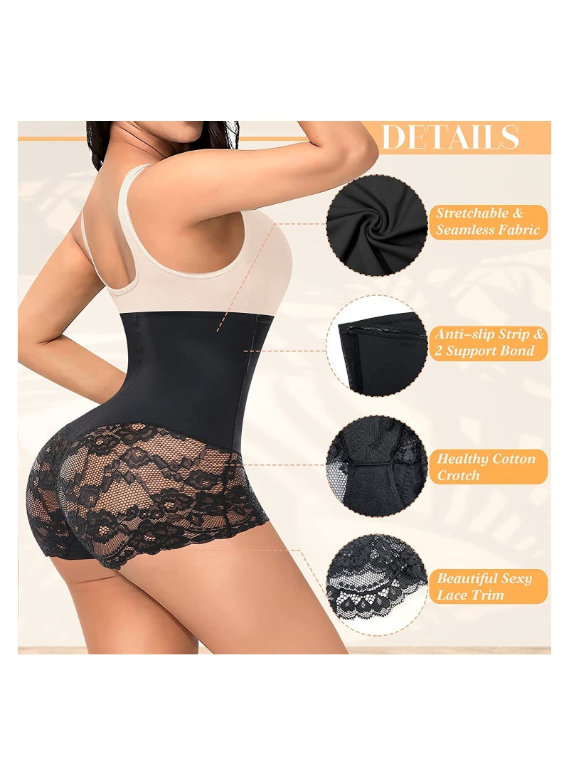 Tummy Control Shapewear Panties for Women High Waisted Shaping Underwear Seamless Body Shaper Girdle Panty Postpartum High Waist Tummy Control Pants Skinny Lace Shapewear XL  - Image 4