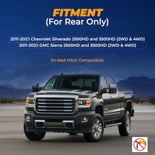 TORQUE Air Suspension Bags Kit with Internal Jounce Bumper for 2011-2025 Chevrolet Chevy Silverado 2500 3500 HD and GMC Sierra 2500 3500 HD 2500HD 3500HD, Up to 7,500 lbs Load Capacity (TR75613) - Image 3