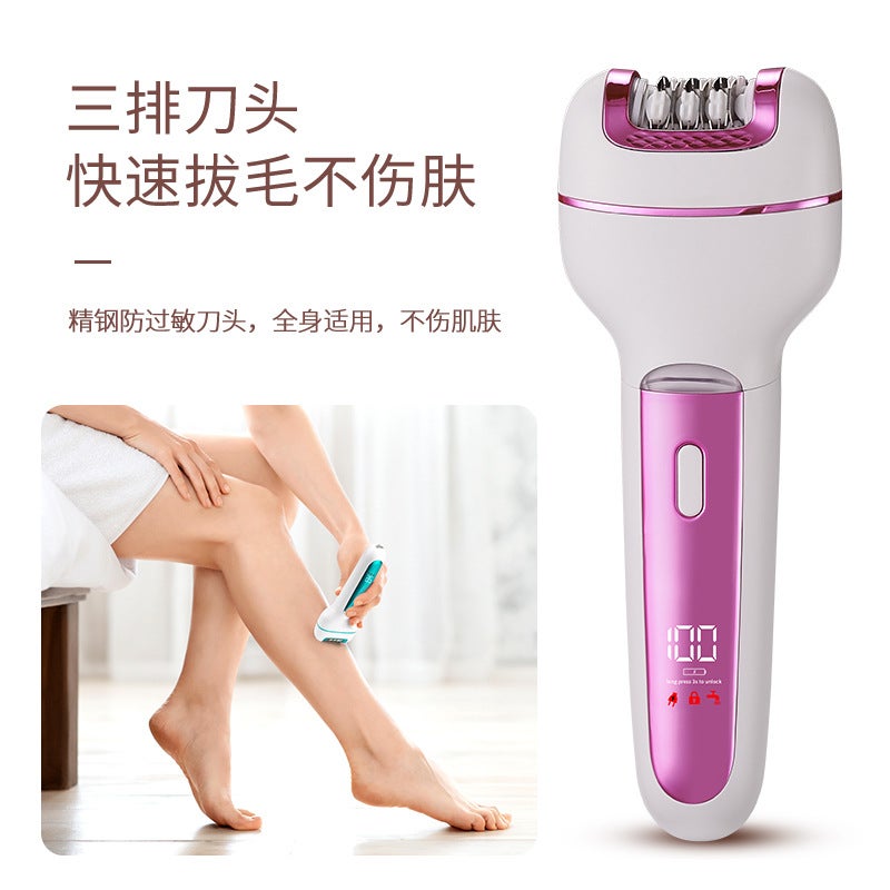 New Women'S Axillary Hair Shaving Safety Shaving Electric Multifunctional Three-In-One Hair Puller Suit - Image 3