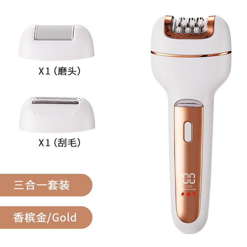 New Women'S Axillary Hair Shaving Safety Shaving Electric Multifunctional Three-In-One Hair Puller Suit - Image 1