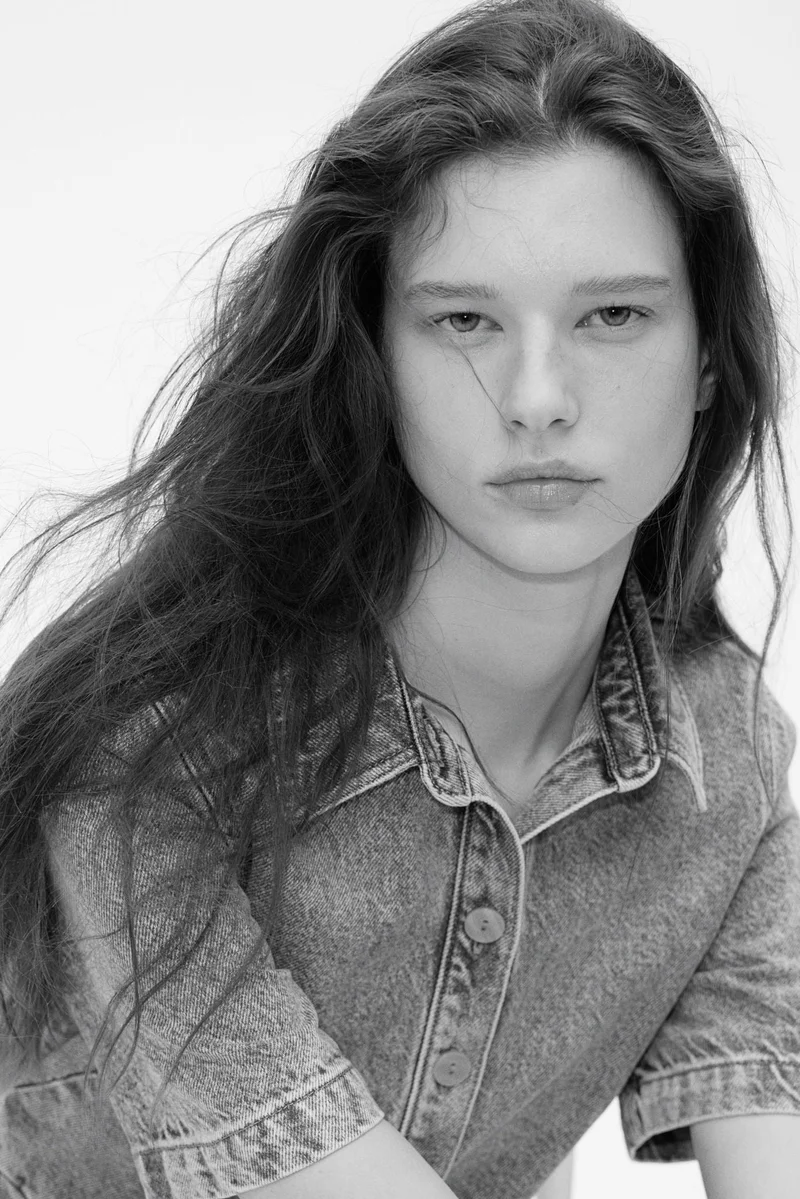 H&M Collared denim dress