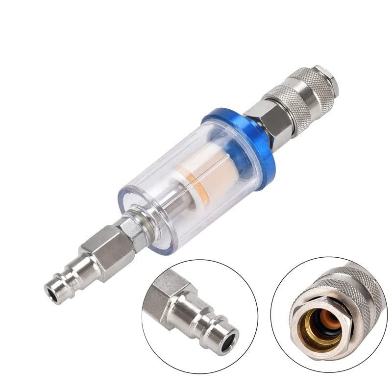 Digital Craft 1/4'' Water Oil Separator Air Filter Moisture Trap with for Compressor Spray Paint Gun Tool Pressure Parts - Image 4