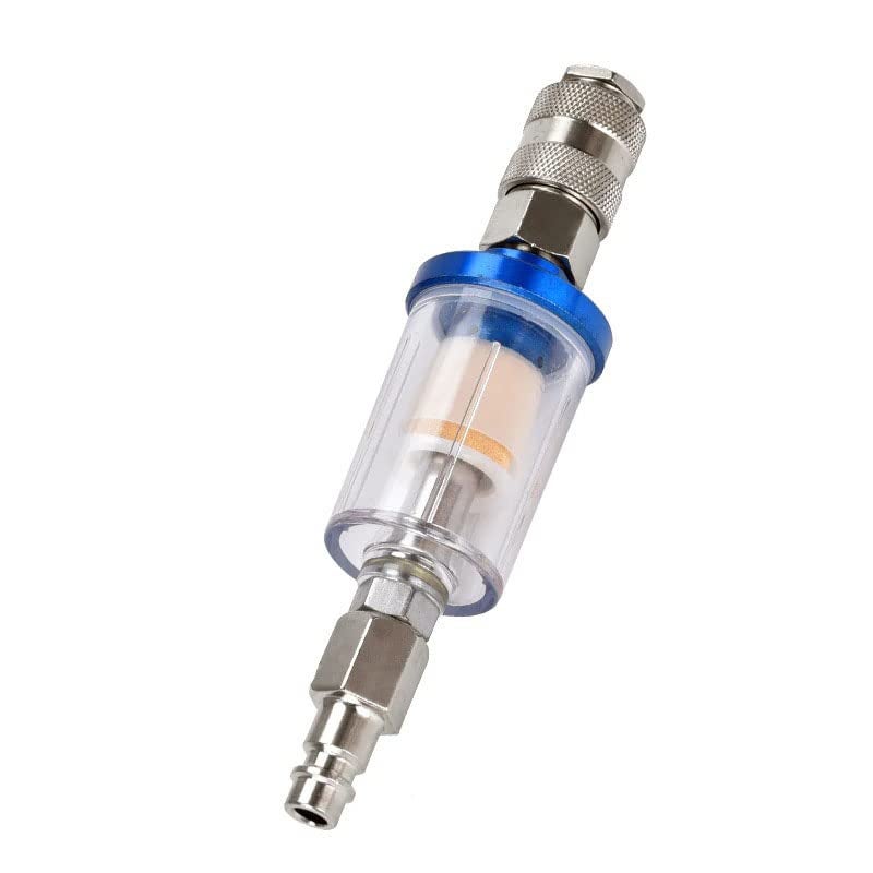 Digital Craft 1/4'' Water Oil Separator Air Filter Moisture Trap with for Compressor Spray Paint Gun Tool Pressure Parts - Image 1
