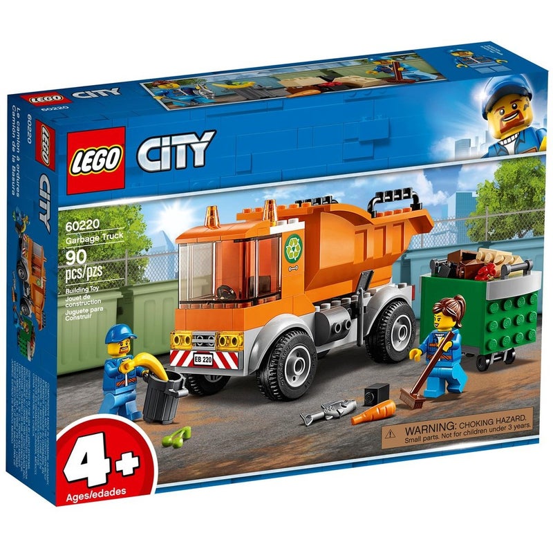 LEGO - City Garbage Truck 90 Pieces - 60220 - Image 1