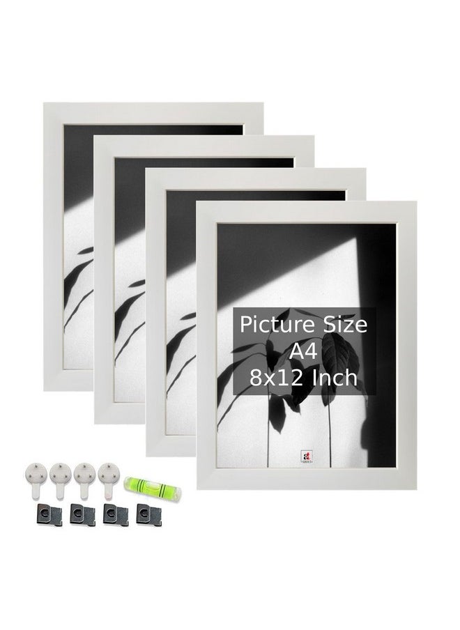 Art Street A4 Size Certificate, Document Photo frames Set of 4 For Home Decoration, Living Room, Office Decoration (White, Size: 8" x 12") - pzsku/ZC6750B6207A1DE42E1F6Z/45/_/1740119024/59bf7db0-2db6-489d-a82a-ebc3728ab7de