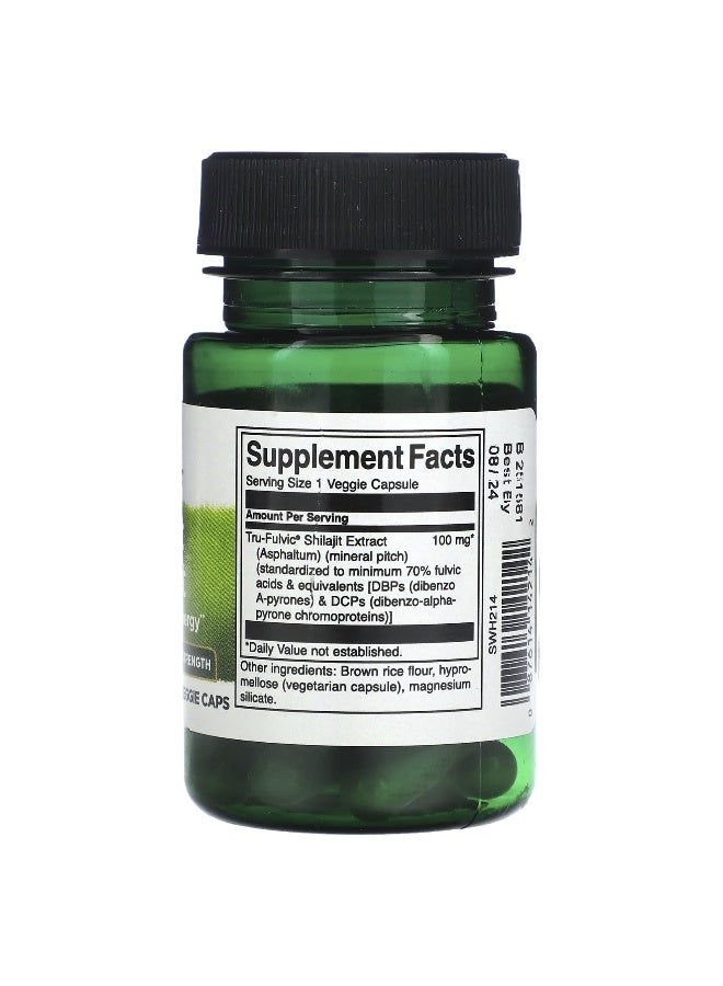 Swanson, Shilajit Extract, 100 mg, 30 Veggie Caps - Image 2