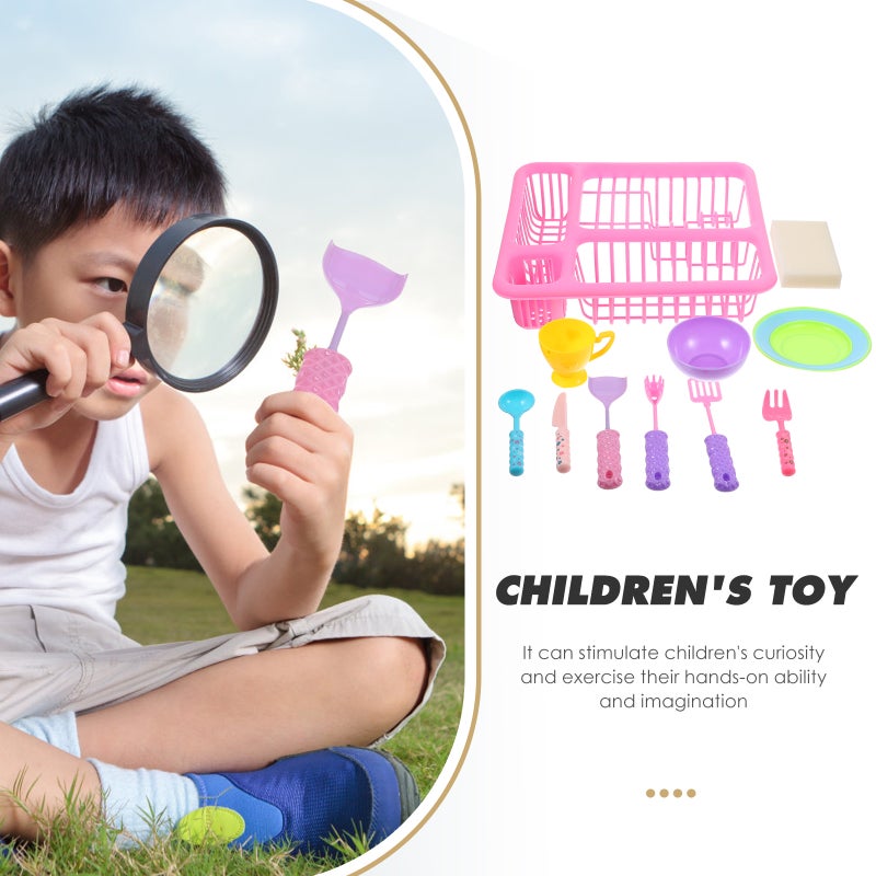 1 Set Pretend House Toy Pretend Kitchen Utensil Set Pretend Kitchen Prop - Image 4