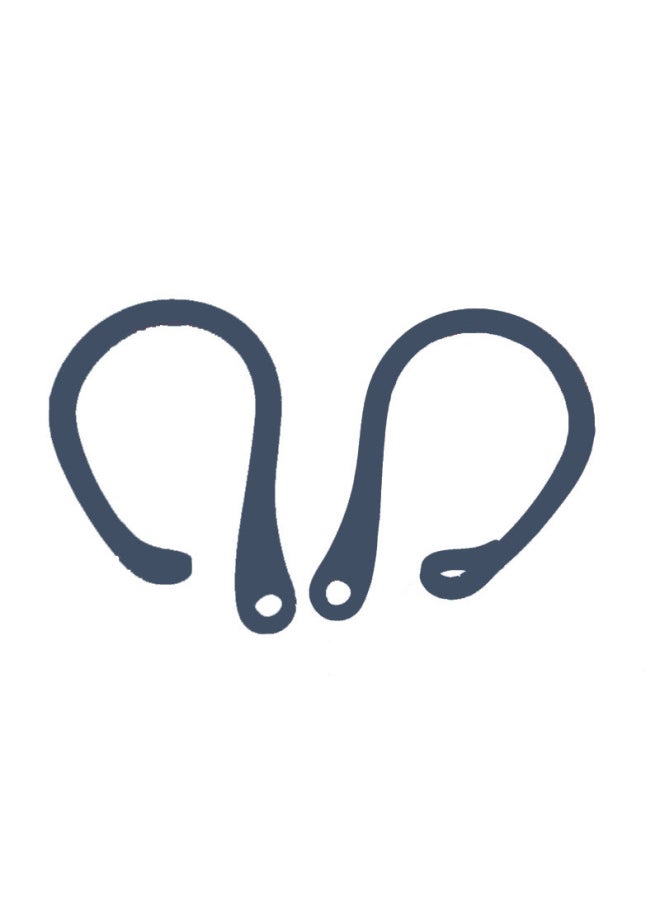 Generic Suitable For Apple Bluetooth 3 Generation Headset Hook Airpods Silicone Case Sports Wireless Anti-lost Ear Hook-Color:Blue  - Image 1