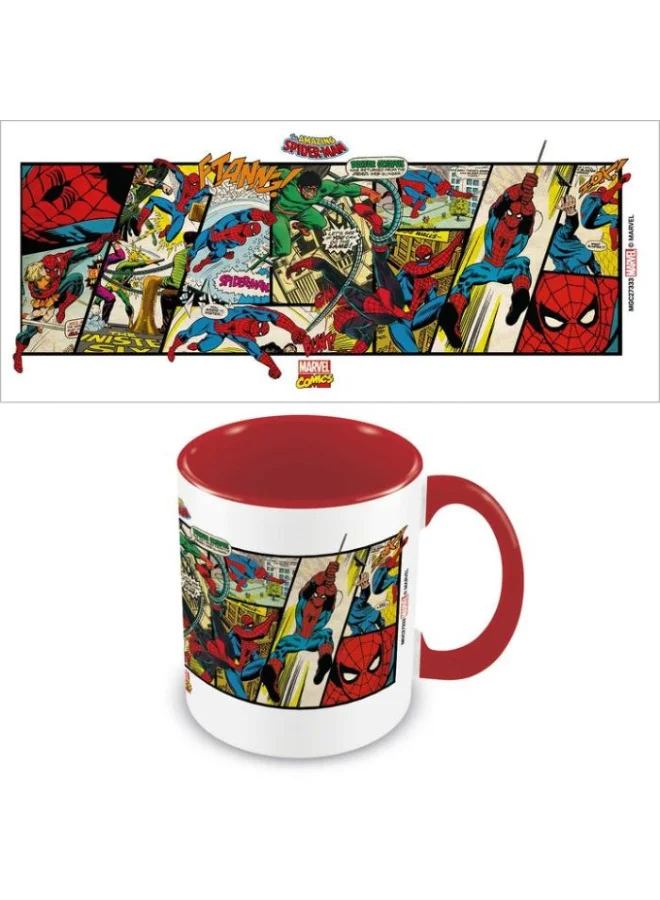 بيراميد كوب سبايدرمان مارفل كوميكس برسومات حمراء داخلية