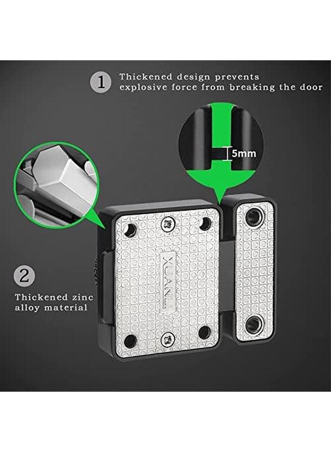 Combination Of Combination Lock Mechanism Rotary Lock Room Door Lock Mechanical Combination Door Lock Office File Cabinet Sliding Door Buckle Surface Mounted Old Style Cabinet Door Lock - Image 3