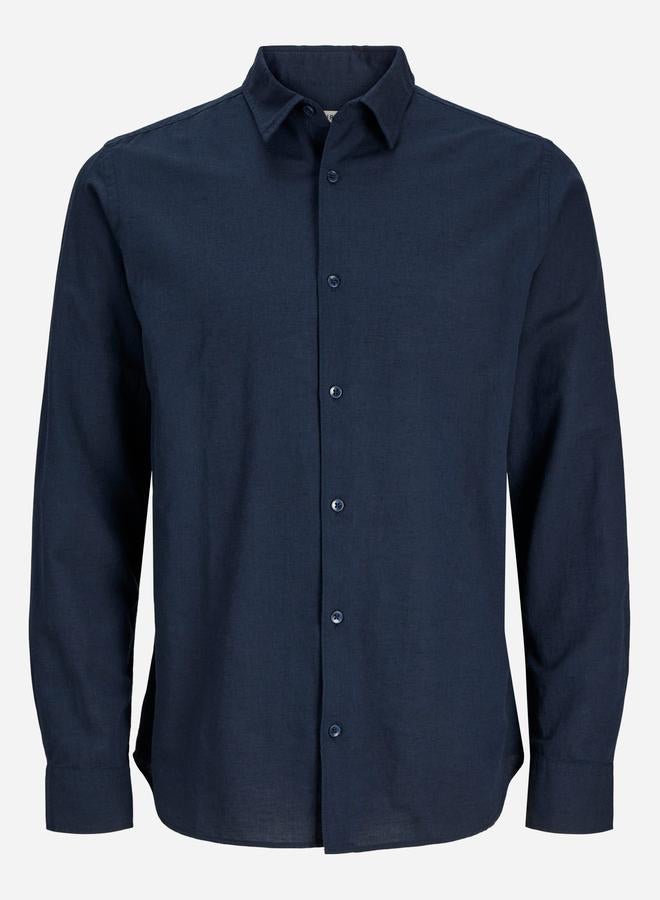 Rebel Moss Sunny Plain Long Sleeve Regular Fit Shirt