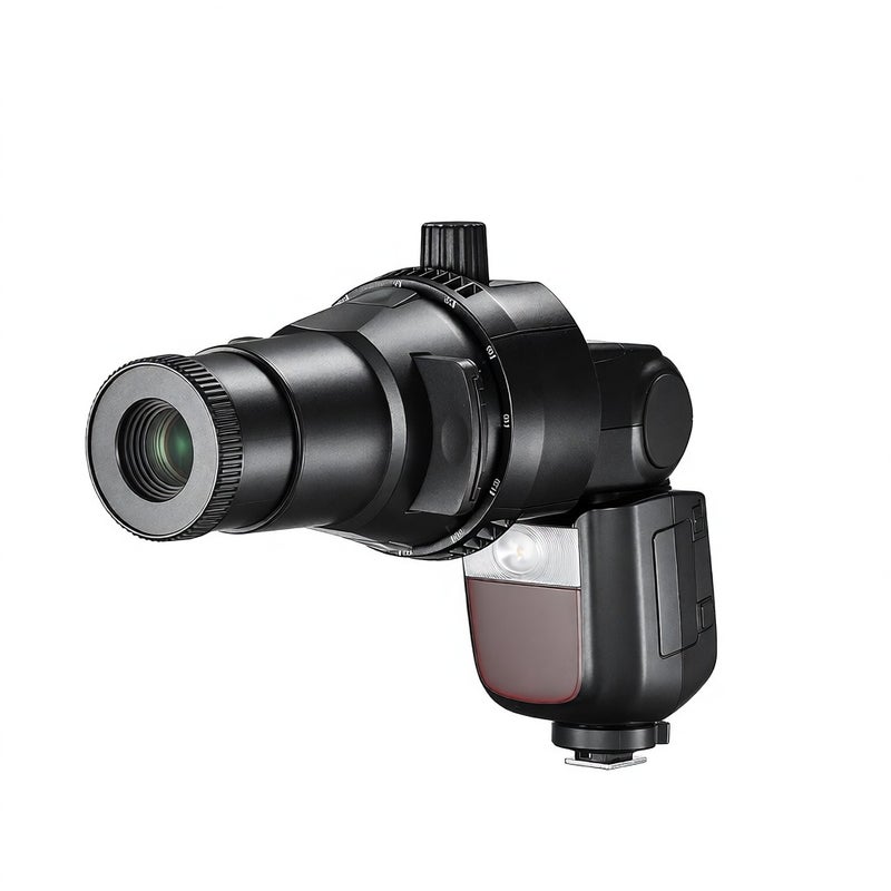 AK-R25 Fresnel Head Flash Adapter Holder for Mounting AK-R21 Projector to V850/V860/TT685/TT600 Series and Other Fresnel Head Flashes - Image 4
