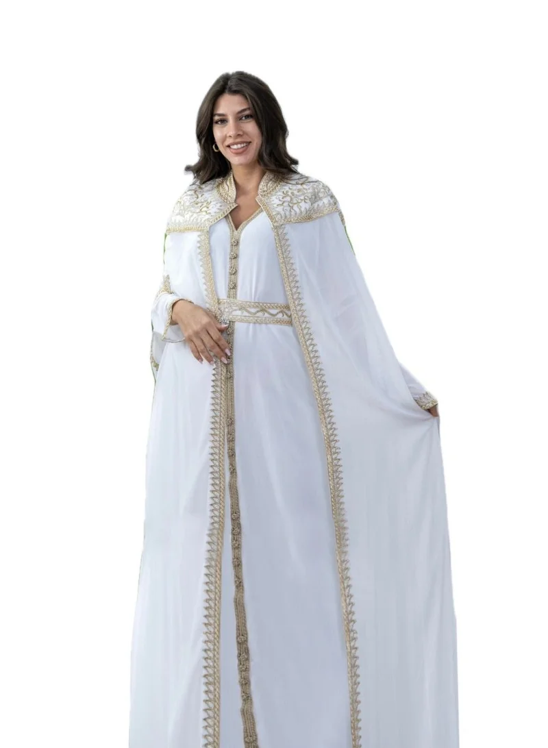 AL BENT AL SHARQIEH embroidered kaftan dress jalabia