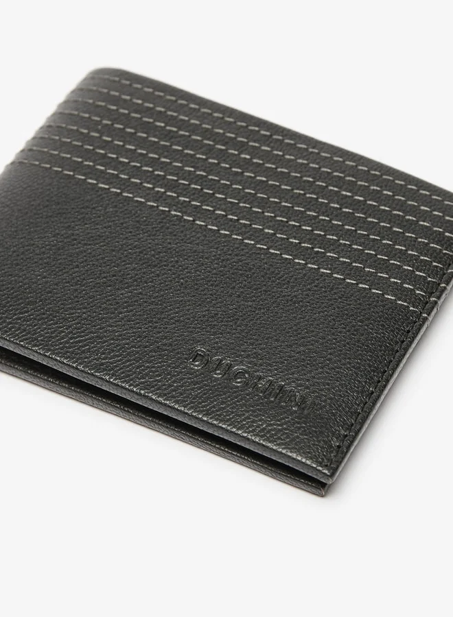 DUCHINI Textured Bi-Fold Wallet