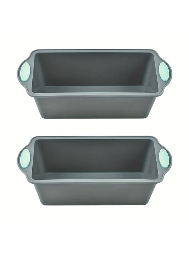 2pcs Non Stick Silicone Loaf Baking Pan Set Oven Dishwasher Safe - Image 1