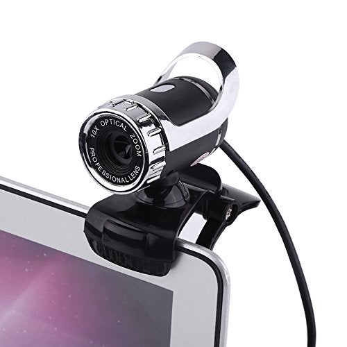 ZJchao Pro Webcam - USB 2.0 Clip-On Web Camera with 360° Rotation & Built-in Microphone for HD Video Calls on Desktop/Laptop - Image 3