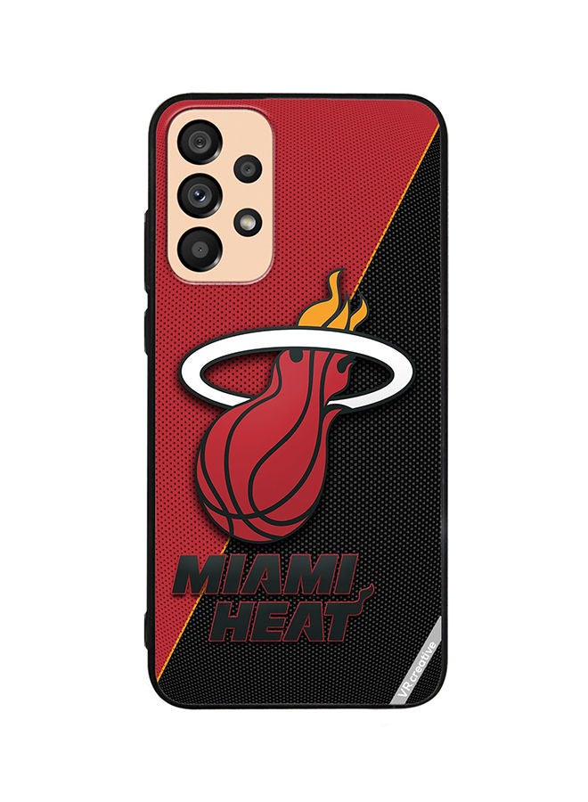 VR CREATIVE Protective Case Cover For Samsung Galaxy A33 5G Miami Heat Design Multicolour - Image 1