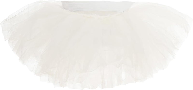 Phantomon Tutu Skirt Women's Teens Classic Elastic 5 Layered Tulle Ballet Skirt, 1950s Vintage Style Short Skirt, Adult Size - Image 2