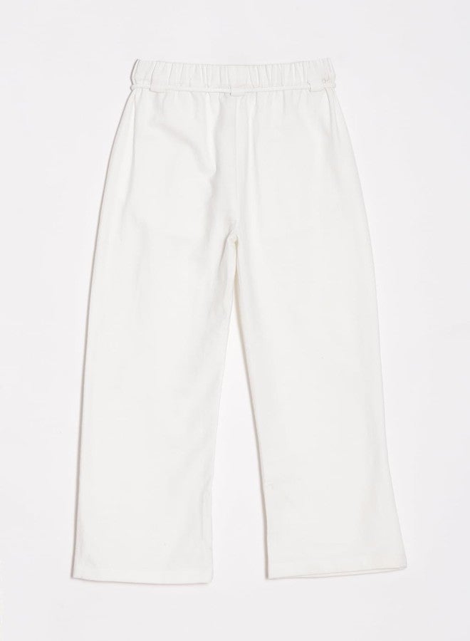 Allen Solly بنطلون ضيق للبنات من ألين سوللي (AGTPEHWF804202_أبيض) - Image 2