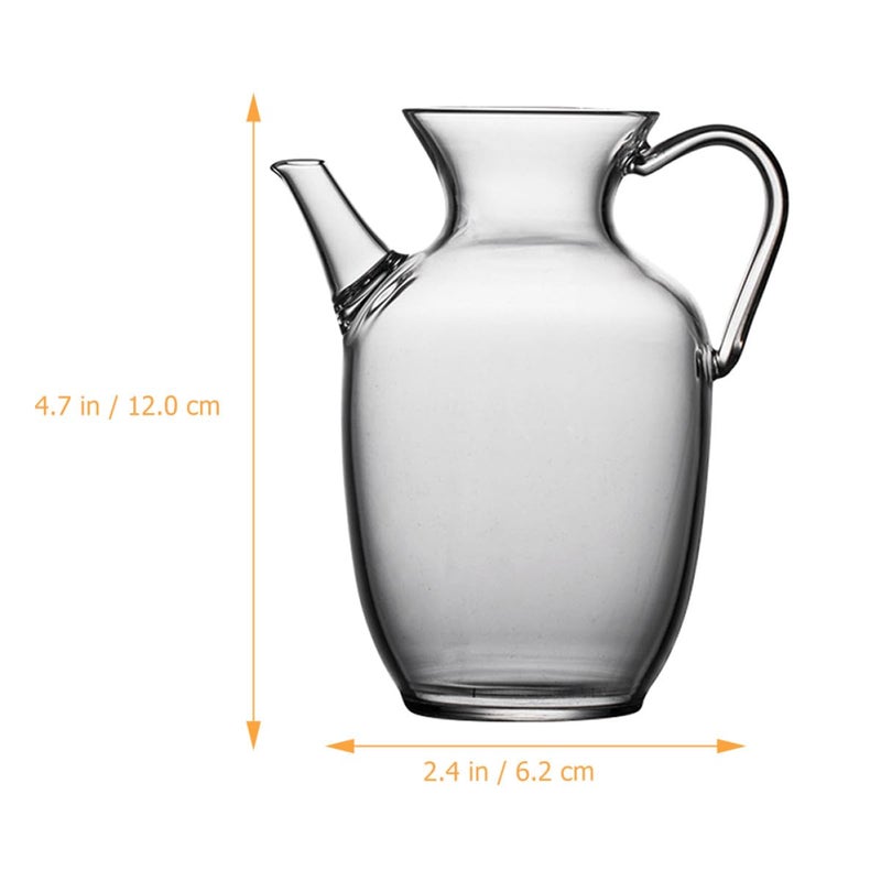 Small Clear Heat Resistant Glass Teapot Stovetop Safe Tea Kettle For Home Use - Image 3