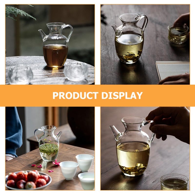 Small Clear Heat Resistant Glass Teapot Stovetop Safe Tea Kettle For Home Use - Image 5