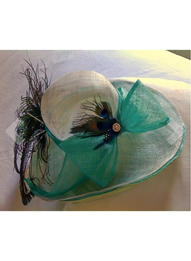 Yueton Faux Peacock Feather Hair Clip Pin Bridal Wedding Dance Party Hair Accessory - Image 5