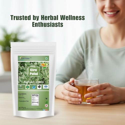 Neotea Aerva Lanata Powder 100g | Sirupeelai/Ciru Pulai/Mountain Knotgrass | 100% Pure Herbal Powder | Traditional Ayurvedic Herb | No Additives | For Herbal Use - Image 2