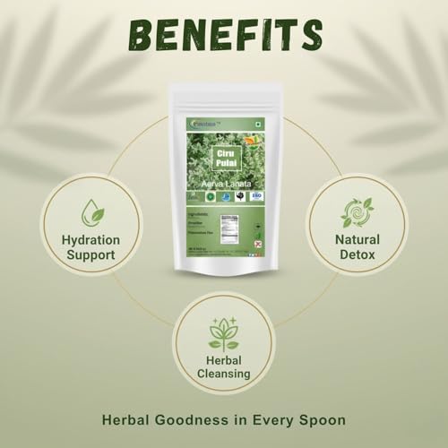 Neotea Aerva Lanata Powder 100g | Sirupeelai/Ciru Pulai/Mountain Knotgrass | 100% Pure Herbal Powder | Traditional Ayurvedic Herb | No Additives | For Herbal Use - Image 3