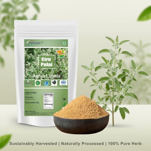 Neotea Aerva Lanata Powder 100g | Sirupeelai/Ciru Pulai/Mountain Knotgrass | 100% Pure Herbal Powder | Traditional Ayurvedic Herb | No Additives | For Herbal Use - Image 5