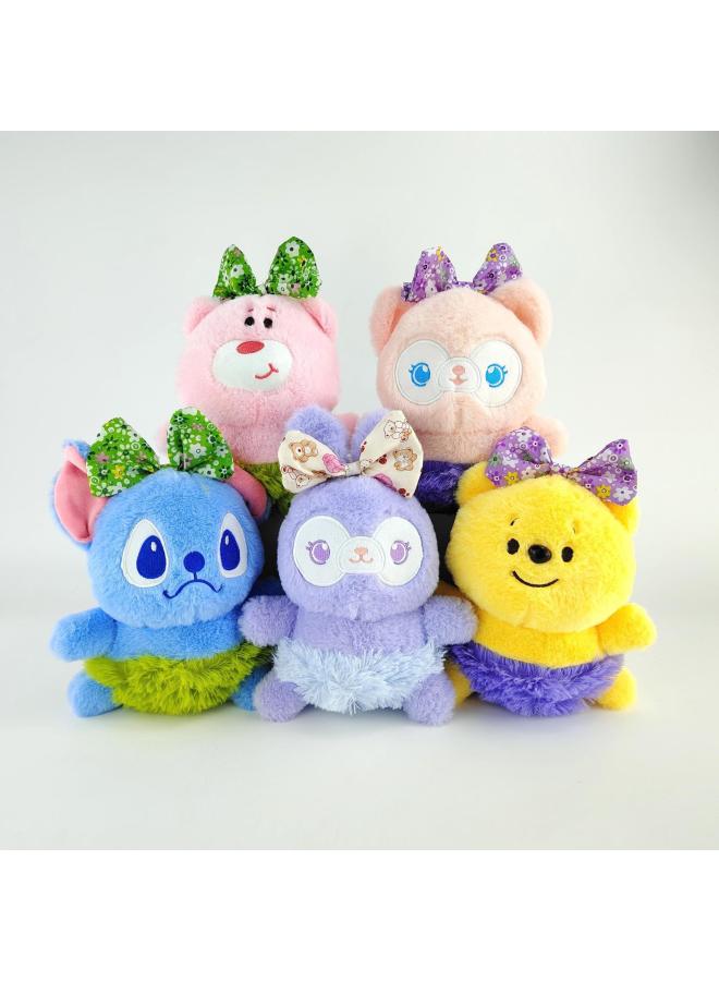 Cute Eight-inch Plush Toy Doll Wedding Throwing Doll Doll Doll Gift Logo-Specifications:Cartoon Velvet Skirt Series  - Image 1