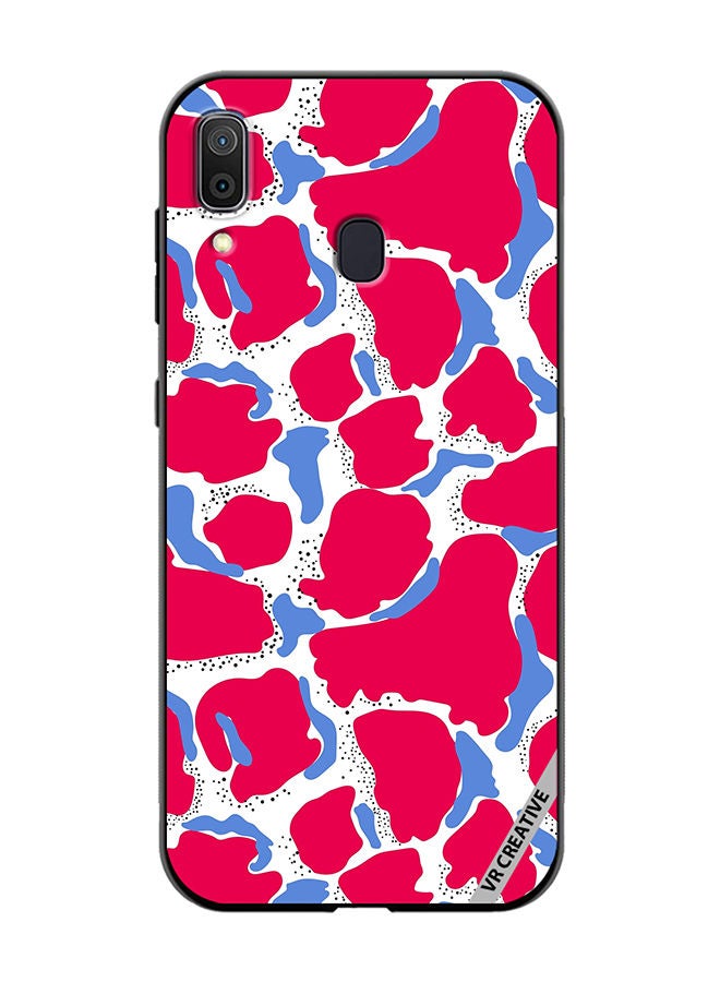 VR CREATIVE Protective Case Cover For Samsung Galaxy A30 Strips Design Multicolour - Image 1