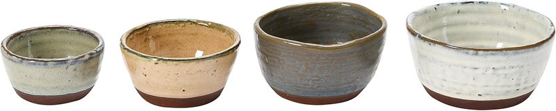 Creative CoOp Stoneware Bowls with Reactive Glaze Finish Set of 4 - Image 1