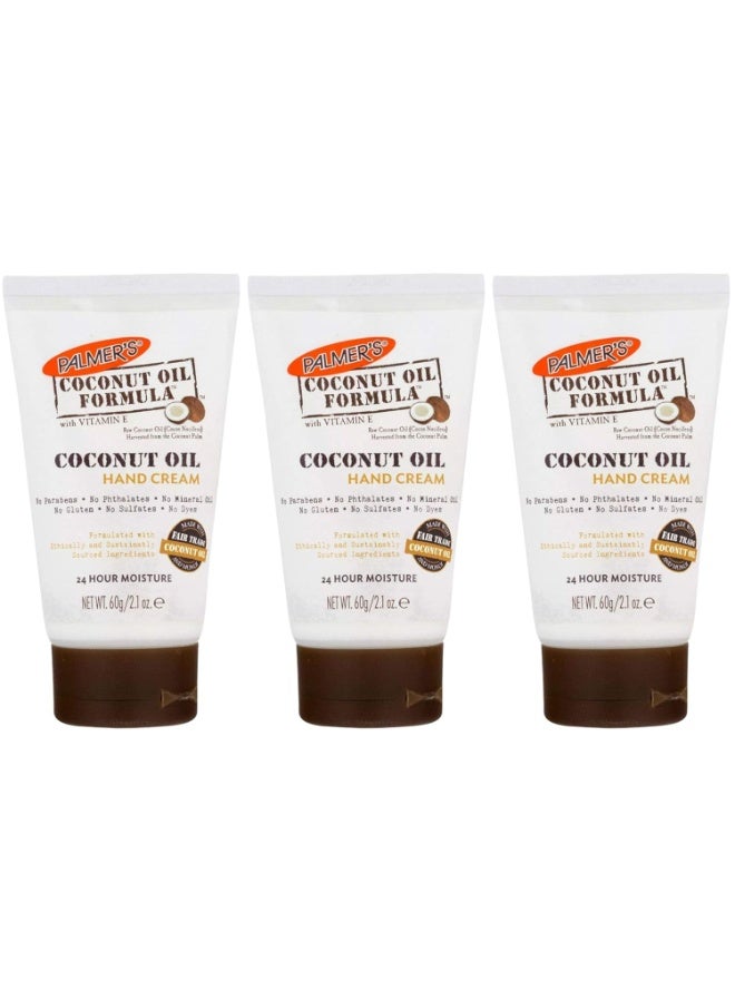PALMER'S Palmer's Coconut Oil Formula Coconut Oil Hand Cream 2.10 oz (Pack of 3)  - Image 1
