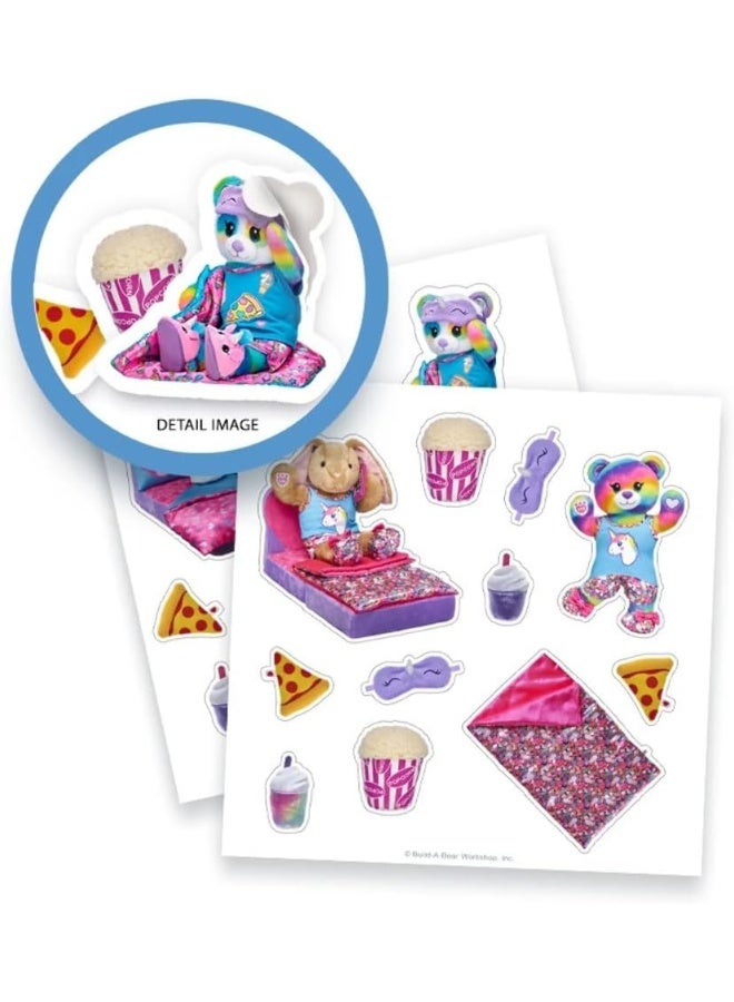 MAGNA-TILES إنشاء كوخ الدب في ورشة الدمى لحفلة البيجاما | اتصل بالمغناطيس، ألعاب بناء للأطفال، للأعمار 3+ - Image 3